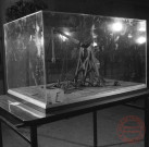 Exposition sur les fortifications à Thionville en 1970 par Georges Martig - Maquette d'un trébuchet