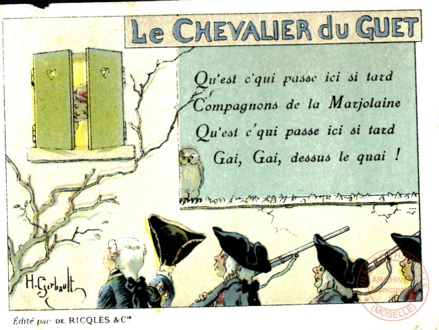 Comptines : Le Roy Dagobert - Le Chevalier du Guet