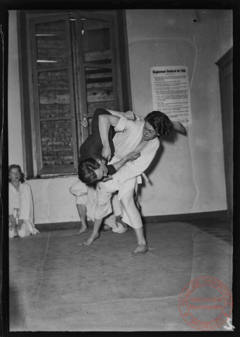 Foire exposition de 1948 - démonstrations de judokas