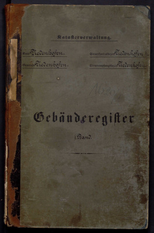 Registre de permis de construire de Thionville et faubourgs (1903-1914)