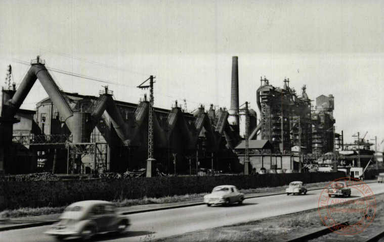 Thionville (Moselle) - L'Usine Lorraine-Escaut.