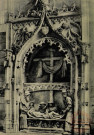 POITIERS (Vienne).Eglise Notre-Dame-La-Grande. Enfeu de la mise au Tombeau du Christ, dans la Chapelle Ste-Anne ( XVe, XVIe)