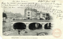 Belfort. Le Nouveau Pont sur la Savoureuse ( rivière).