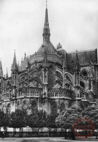 Reims (Marne) - La Cathédrale Notre-Dame (XIIIe s.) - Le Chevet