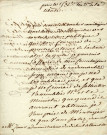 Lettre de Merlin de Thionville adressée à M. Zimmer, administrateur du district de Thionville concernant les incendiés de Rodemack, 15 décembre 1795.