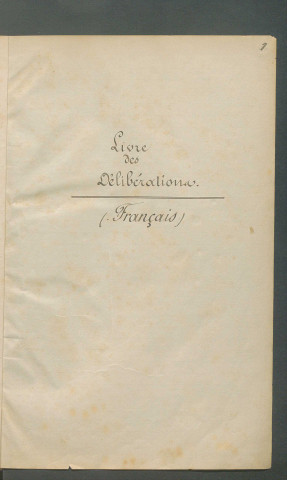 Registre de délibérations (1879-1894)