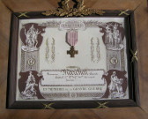 [Diplôme attribué dans les années 1930 à Monsieur Claude Marchal, caporal au 2e bataillon d'infanterie territoriale]