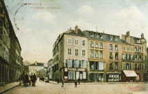 Diedenhofen, Hospitalstrasse und Holzplatz [Thionville, rue de l'Hôpital et place au Bois]