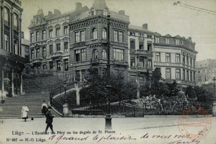 Liège-l'Escalier du Péry ou les degrés de St Pierre.