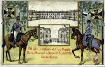 100 jähr. Jubiläum d. Hus. Regts. König Humbert v. Italien (2. Kurh.) N°13 -Diedenhofen - 1813-1913