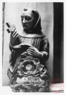Buste-reliquaire de Saint-Jacque de la Marche situé dans la crypte de l'église Saint-Denis de Roussy-le-Village