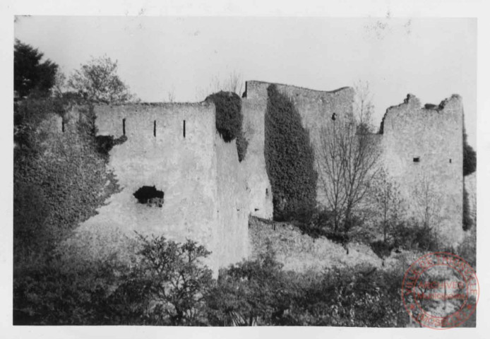 Vue d'ensemble de Rodemack et ses fortifications