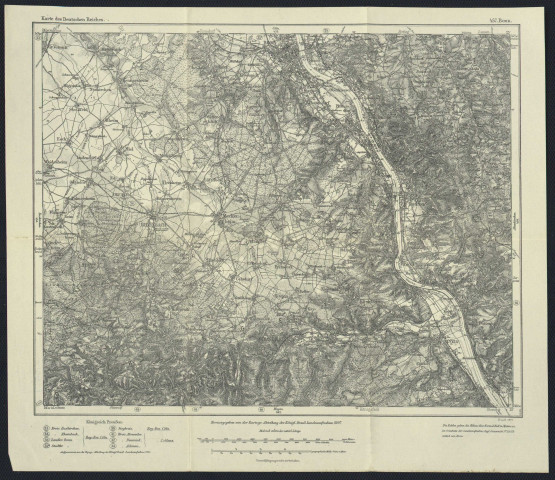 KARTE DES DEUTSCHEN REICHES. 457. BONN