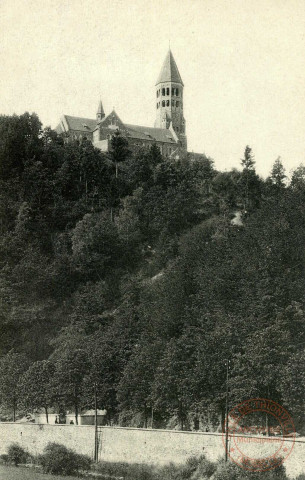 Clervaux L'Abbaye vue de la gare.