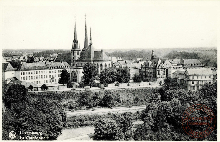 Luxembourg. La Cathédrale.