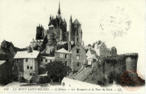Le Mont-St-Michel.- L'Abbaye.- Les Remparts et la Tour du Nord.