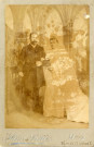 [Photographie de mariage de Jean Hourte avec Elisabeth Pals vers 1890] ]