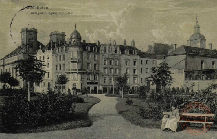 Diedenhofen : Anlagen, Elingang zur Stadt