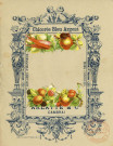 Diplôme d'honneur - planche à images: fruits et légumes