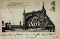Strassburg i. E. : Die Rheinbrücken = Les ponts du Rhin