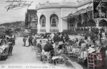 Cartes d'Autrefois (1890-1920) - Loisirs - Deauville - Les Terrasses du Casino