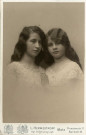[Portrait de Gabrielle et Marie Madeleine Hourte dans les années 1910]