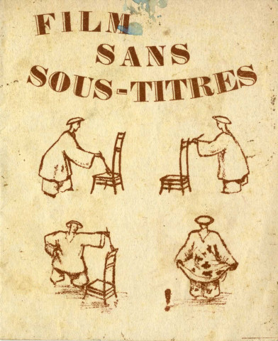 Brochure intitulée 'Film sans sous-titres' pour les laques Duco.
