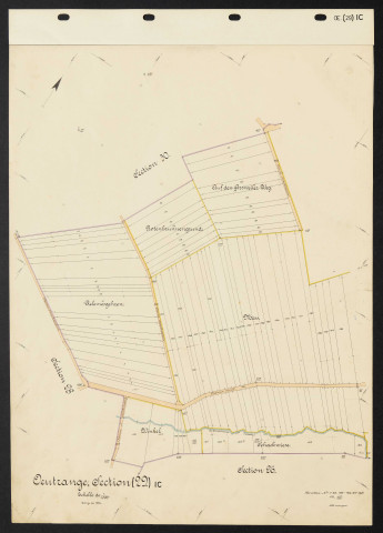 Oeutrange, section (29) IC.