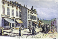Joeuf d'hier - La rue de Franchepré vers 1905