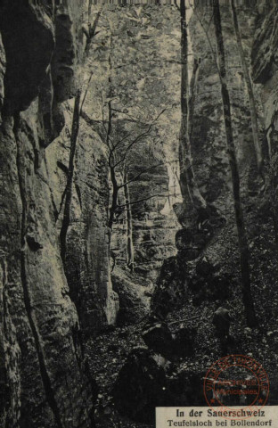 In der Sauerschweiz. Teufelsloch bei Bollendorf.