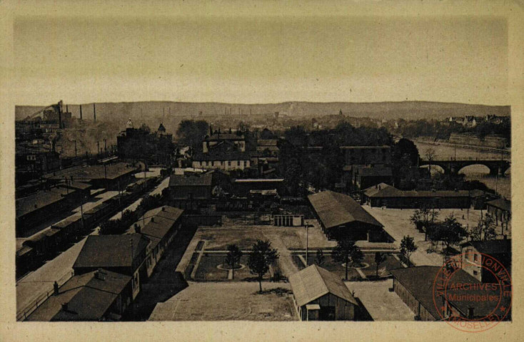 Thionville (Moselle) Vue générale de la Gare