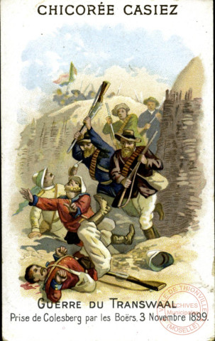 Guerre du Transwaal: Prise de Colesberg par les Boërs. 3 novembre 1899.