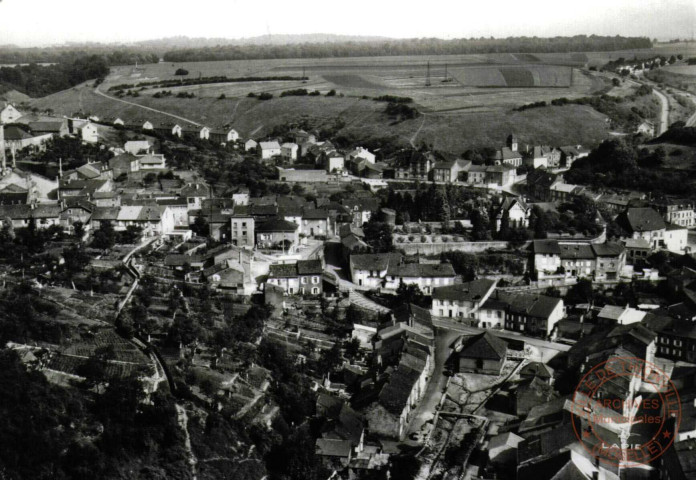 En avion au-dessus de ... Fontoy (Moselle) - Vue panoramique