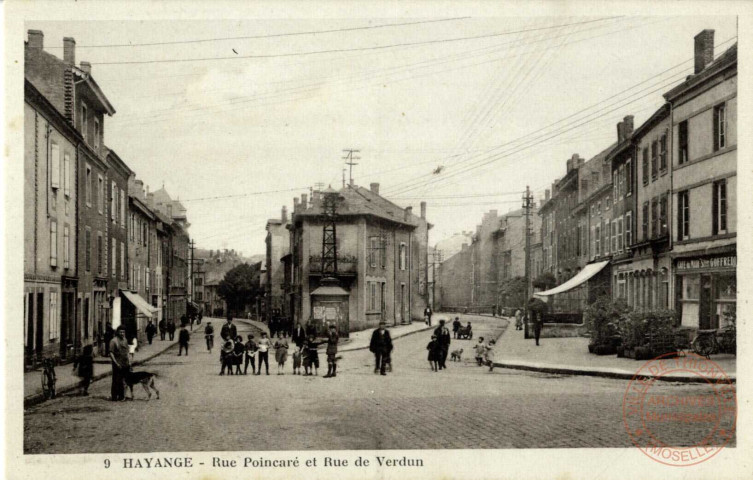 Hayange - Rue Poincaré et Rue de Verdun