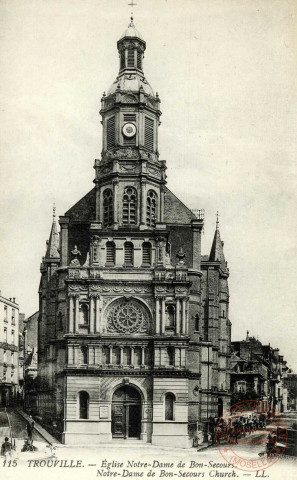 Trouville.- Eglise Notre-Dame de Bon-Secours.