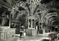 Cité du Vatican- Bibliothèque: Salle Sistina, vue.