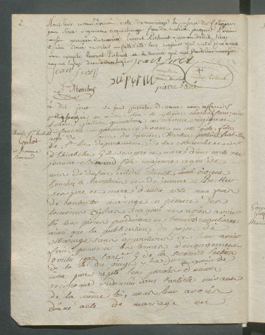 État civil : Registre d'état civil : mariages (1793)