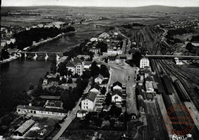 Thionville (Moselle) - Vue aérienne - Le Quartier de la Gare