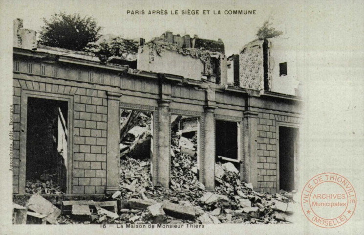 Paris après le siège et la commune