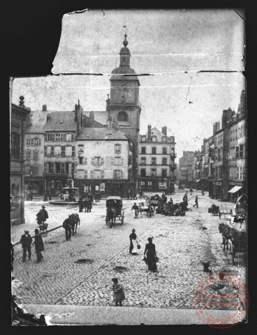 La place du Marché vers 1900