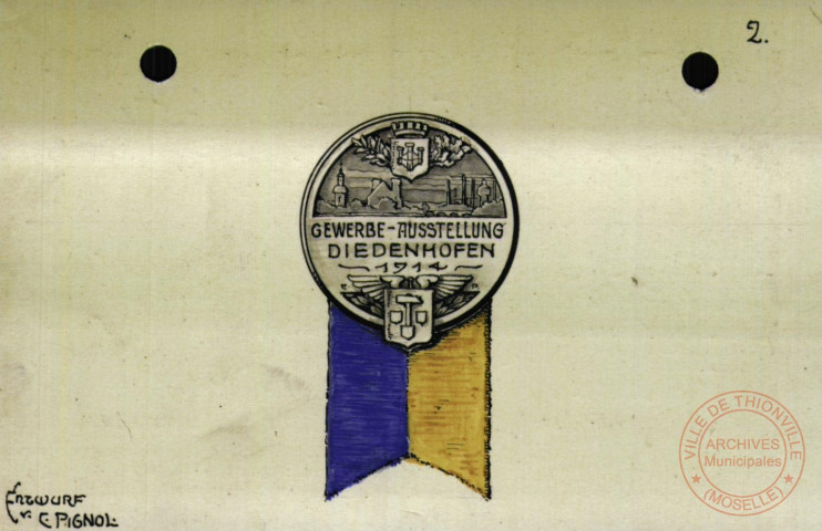 Gewerbe Ausstellung Diedenhofen 1914