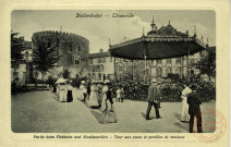 Diedenhofen - Partie beim Flohturm und Musikpavillon / Thionville - Tour aux puces et pavillon de musique