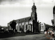 Hayange (Moselle) - Eglise St-Martin et Rue Foch