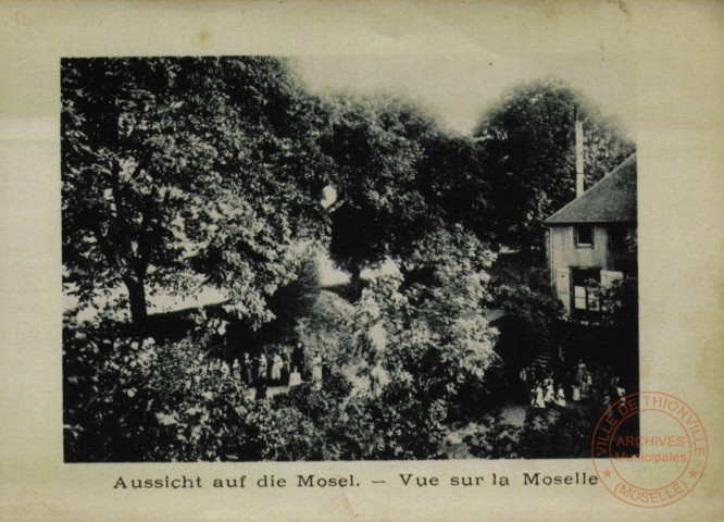 Aussicht auf die Mosel - Vue sur la Moselle