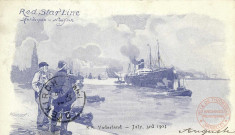 Red Star Line. Antwerpen-New York. S.S. Vaderland- July, 3rd 1904