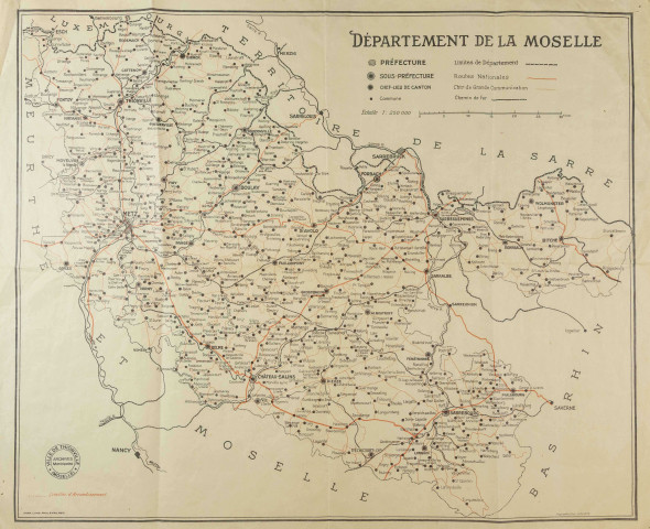 DEPARTEMENT DE LA MOSELLE