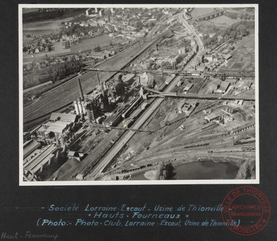 [Société Lorraine-Escaut, usine de Thionville. Hauts-fourneaux]