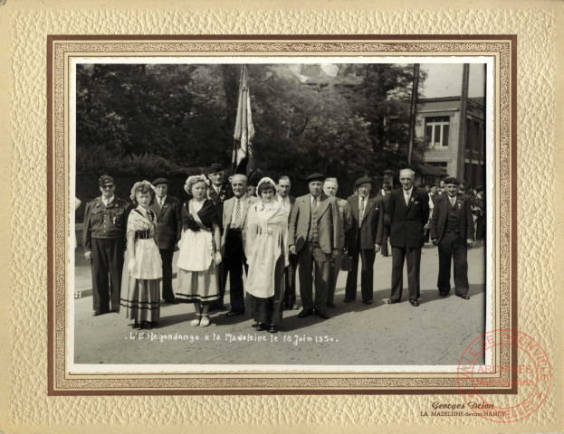 L'Espérance Hagondange à la Madeleine le 18 juin 1950