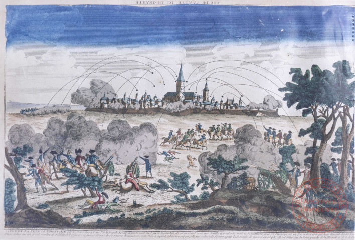 Siège de la ville de Thionville par les autrichiens en 1643