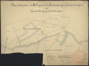 ÜBERSICHTSPLAN DES III. RAYONS DER BEFESTIGUNGEN BEI GENTRINGEN.